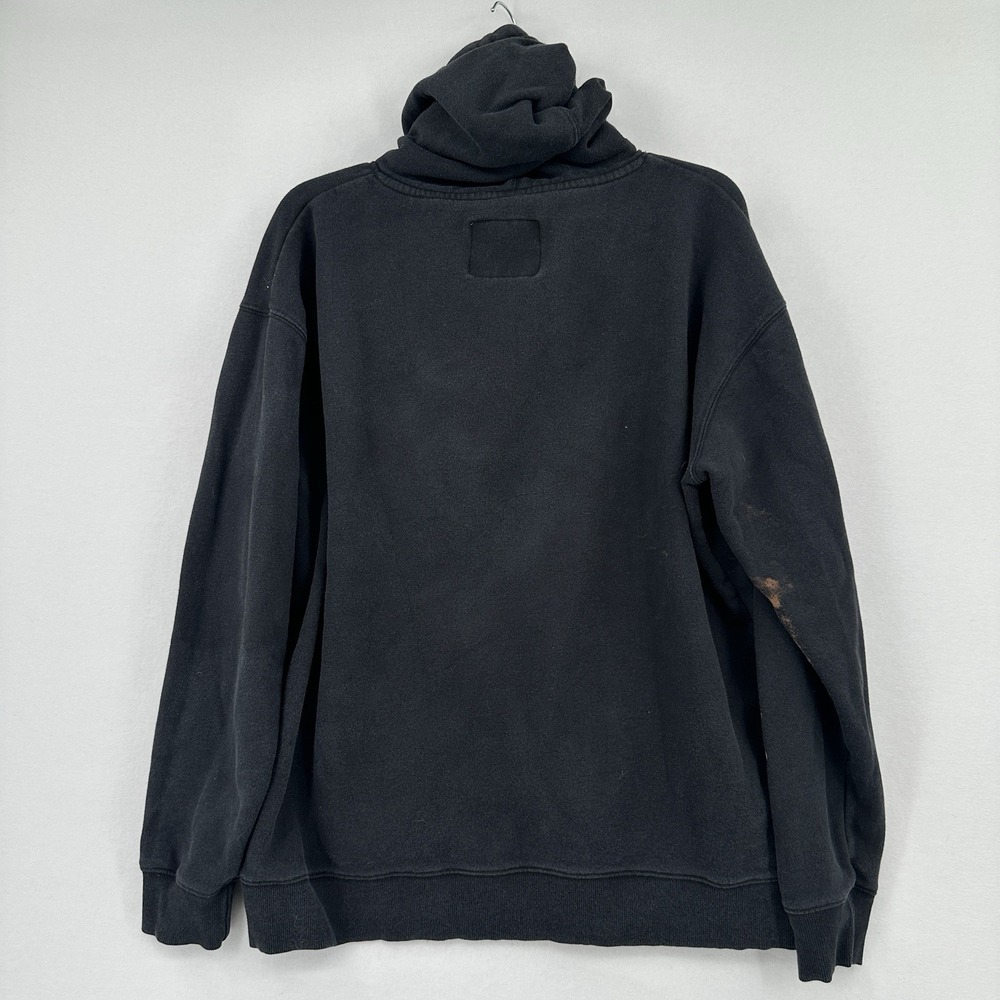 Dixxon Flannel Co. Mens Large Sweatshirt Hoodie Black Working Class Distressed - Picture 9 of 11